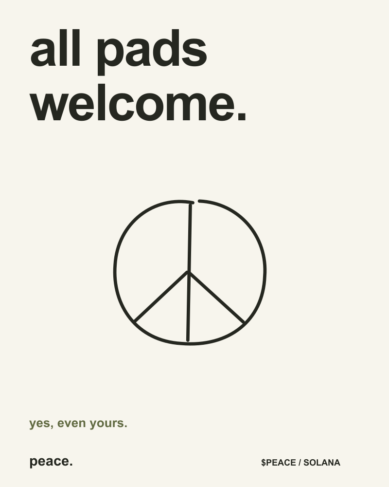 all pads welcome.